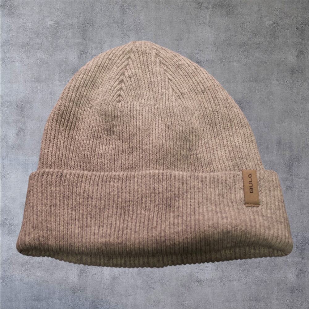 Bula Gray Polartec Merino Wool Blend Unisex Beanie Adult OSFA